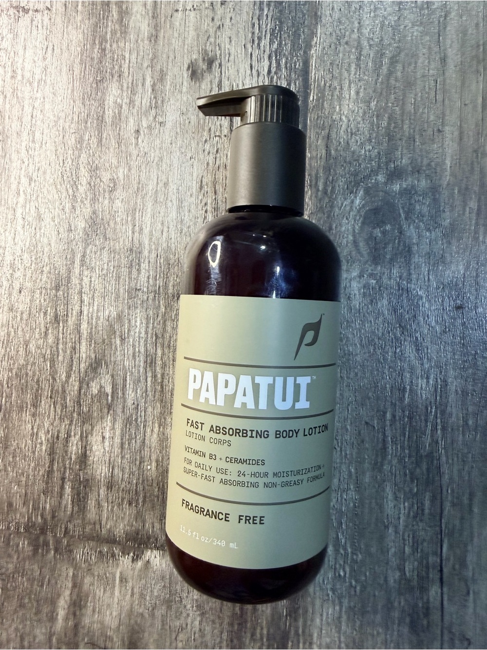 Fragrance Free Fast Absorbing Body Lotion - Olive